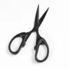 Tijeras de Oficina de Acero Inoxidable con Hoja Negra al por Mayor, Tijeras Domésticas de Cocina, Tijeras Estudiantiles Manuales, Resistentes a la Corrosión, Tijeras Manuales Grandes para Tela