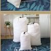 Bolsa de lona para bolsillo tipo paquete en stock bolsa de arroz en blanco bolsa con cordón para muestreo de suelo bolsa para muestras geológicas