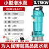 Bomba Sumergible 220V Alto Rendimiento Gran Caudal Tres Pulgadas Cuatro Pulgadas Bomba de Agua para Riego Agrícola Estanque de Peces Doméstico