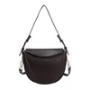 Bolsa Sela Vintage para Mulheres 2026 Novo Design de Nicho Bolsa Transversal com Acabamento de Luxo, Versátil e Moderna Bolsa Meia-Lua
