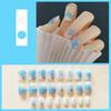 Coleção de Unhas Postiças Prontas, Adesivos de Manicure Fofos, Manicure Vestível, Unhas Postiças Removíveis, 24 Peças de Unhas