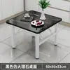Mesa Cuadrada Plegable para Restaurantes, Mesa de Comedor Cuadrada Pequeña para Apartamentos Pequeños, Mesa de Comedor Portátil para Uso Doméstico y Apartamentos de Alquiler