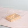 A93-74-63 caja de embalaje para rollo de pastel suizo con piel de tigre, caja de embalaje para hornear, semicírculo, caja de embalaje transparente, caja blíster