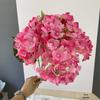 Novo pacote de 45 peças de cinco cabeças de hortênsia simulação de flores para casa sala de estar decoração de flores para casamento fundo de parede