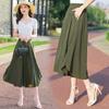 Pantalones de Pierna Ancha para Madre Verano 40-50 Años Culottes Delgados Pantalones de Mujer de Mediana Edad Verano Pantalones Capri de Mediana Edad para Niños