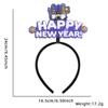 Diadema de Año Nuevo Accesorios para Fotos Decoraciones para Fiesta Temática de Navidad y Año Nuevo Diadema de Feliz Año Nuevo