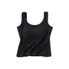 Chaleco de Hombro Ancho de Nuevo Estilo para Mujer Primavera y Verano, Top Básico Popular de Cuello en U Amplio, Chaleco sin Mangas K008
