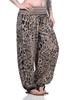 Novo desejo AliExpress Europeu e Americano Leopardo Impressão Digital Impressão Longa Perna Larga Calças Calças Casuais Harlan Pants Home Pants