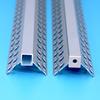 Tira de luz LED Perfil de aluminio negro en forma de U Montaje abierto Oculto Gabinete Armario Barra de luz de aleación de aluminio Carcasa 8X9mm