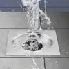 Tubería de Desagüe para Lavadora con Conexión de Tres Vías a Desagüe de Piso, Conector Especial de Doble Desagüe, Tubería de Desagüe Dos en Uno Anti-Olor y Anti-desbordamiento