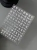 Yitu Adesivos para Nail Art de Laço Prateado Quente Simples, Doces e Requintados Estilo Quente de Celebridade da Internet Adesivos Decorativos de Formiga Yt6992