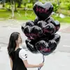 Lanzamiento de Globos Año Nuevo 2027 Año de la Oveja en la Zona Escénica, Globos de Helio Flotantes en Forma de Corazón para Celebraciones de Año Nuevo