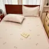 Conjunto de Três Peças de Tapete Refrescante Jacquard de Gatinho Fofo, Qualidade A de Grau Bebê, Lavável à Máquina, Tapete Macio de Verão, Dobrável