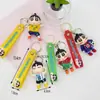 Chaveiro Grande Anime Crayon Shin-Chan Boneca de Plástico Macio Pingente de Bolsa Carro Pequeno Presente para Casal Venda Direta Atacado