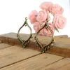 Accesorios de joyería de aleación NIANXING 30*37 mm pendientes cabeza colgante colgante poroso