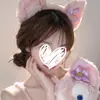 Ling Na Bei Er Pelúcia Outono e Inverno Aro de Cabelo Popular na Internet Menina Desenho Animado Saindo para Prender o Cabelo Vendendo Aro de Cabelo Fofo Lavar o Rosto Cartão de Cabelo Acessório de Cabeça
