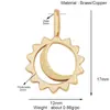 K93 Accesorios para Joyería DIY Estilo Europeo y Americano Color Luna Estrella Polar Arcoíris Zircón Colgante