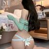 Escarlata Romántico * Sexy Cinturón Cruzado Lazo Hermoso Cadera Sexy Ropa Interior Linda Dama Pasión Tanga N-16