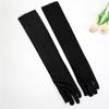 Venda Direta da Fábrica Luvas Longas de Spandex Altamente Elásticas Proteção Solar UV Mangas de Seda de Leite Luvas para Vestido de Noiva