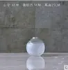 Decoración de jarrón de cristal transparente de lujo moderno florero de cristal perlado hecho a mano creativo americano decoración del hogar