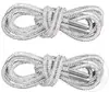 Novos Cadarços de Corda com Strass Redondo 4mm 6,8 Fileiras Tubo de Borracha Macia Acessórios DIY para Casacos Chapéus Calças