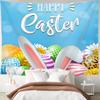 Tapiz de conejito de Pascua transfronterizo, diseño de habitación, fondo de pared, tela para dormitorio, fondo de cama, tela para alquiler, renovación de habitación
