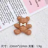 Oso y Conejo Lindos Dibujos Animados Creativos Hechos a Mano DIY Accesorios para Joyería Pegamento de Crema Resina Piezas Pequeñas Paquete de Materiales Al por Mayor
