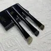 Brocha Angulada Grande para Cejas, Brocha para Polvo de Cejas, Pincel para Colorear Cejas Salvajes, Ceja de Línea Única con Pelo Animal, Ceja Natural tipo Niebla, Brocha de Maquillaje Cangzhou