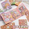 Adesivos Magnéticos Livro Silencioso Little Mochi Material Criativo para Diário Infantil DIY 70% de Desconto Páginas Mudança de Cena Suporte Dropshipping
