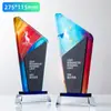 Nuevo Trofeo Creativo de Pizarra, Mármol y Cristal para Empleados Destacados, Reunión Anual Conmemorativa, Producción de Medallas Coloridas de Alta Gama