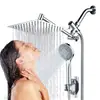 Amazon Barra de Extensión de Ducha de Pared Americana Juego de Ducha Baño Distribuidor de Agua de Tres Vías Boquilla de Acero Inoxidable