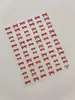 Adesivos de Unha Padrão Formiga Laço de Pérola Branca Adesivos de Unha 3D Decoração de Unha de Celebridade da Internet Fábrica YT9224