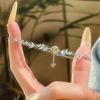 Pulseira Spike Ping An Sterling Silver S925 Full Diamond com inserção de prata, tesouro de cor natural, presente de outono e inverno, Natal e Ano Novo