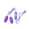 Huevo Vibrador de Frecuencia Variable USB Individual y Doble, Huevo Vibrador de Doble Vibración con Control Remoto, Carga Directa por Enchufe, Productos de Masturbación Erótica para Adultos al por Mayor