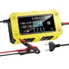 Cargador Inteligente de Doble Propósito 12V6A: Universal para Coches y Motocicletas, Arranque de Bajo Voltaje + Cargador de Reparación Inteligente