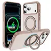 Anillo Protector Amigable con la Piel para Nuevo Producto Transfronterizo Adecuado para Apple iPhone 17 Pro Max Funda de Teléfono Bicolor