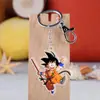 Versión Q del anime Dragon Ball llavero colgante de acrílico Rey Mono torankus colgante de bolsa de arroz de mono
