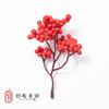 Transfronteiriço 12 Peças Natal Frutas Espuma Fruta Vermelha Fruta Azevinho Decoração de Casa Ramo de Fruta Vermelha Corda Vermelha Artificial Fabricante de Natal