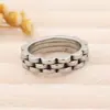 Anillo de Acero de Titanio 18K Más Vendido, Correa de Reloj Personalizada Anillo para Hombre, Anillo de Engranaje que No se Desvanece, Joyería de Moda, Moderno y Genial