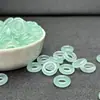Jade Huanglong amarillo hielo anillo de correr cuentas sueltas anillo colgante pequeño anillo colgante manual para bricolaje juego de texto estrella luna bodhi accesorios para pulsera lote disperso