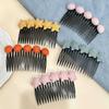 Artefacto para rematar cabello roto, pinza para flequillo, horquilla para la frente, pinza para la cabeza de verano para mujer, tocado, peine para el cabello, peine para cabello roto