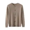 Casaco Cardigan de Lã Pura Estilo Old Money Transfronteiriço Outono Inverno Novo Masculino Espessado Gola Redonda Malha Trançada Casual Top Atacado