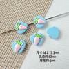 Macaron Lindo Conejo Zanahoria Pintura Aleación DIY Pulsera de Cuentas Pulsera Collar Accesorios para el Cabello Accesorios