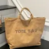 Bolso Tote de Letra con Incrustaciones de Diamantes de Diseño de Nicho para Mujer 2026 Nuevo Bolso de Mano Versátil Bolso Tote de Gran Capacidad