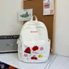 Mochila de Manzana Fresca Dulce Linda de Alto Valor Estilo Japonés Nueva para Secundaria y Preparatoria Mochila Ligera de Gran Capacidad