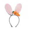 Diadema de Cabeza de Conejo Linda Disfraz de Cos Judy Conejo Oficial de Policía Orejas de Conejo Diadema Accesorios para Fotos de Niños Diadema