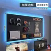 Sala de E-sports painel perfurado prateleira de parede preta mesa de computador painel de parede armazenamento decoração de arte em ferro display Maibao