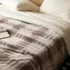 Sensação artística fluida leve macia quente delicada lisa cobertor cobertor de cochilo cobertor casual lençol de cama espessado estilo nórdico