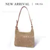 2026 Bolso de Hombro Estilo Nuevo, Bolso de Mano, Bolso Tejido con Cremallera, Bolso de Hombro para Debajo del Brazo, Bolso de Playa de Moda, Bolso de Mujer al por Mayor