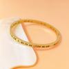 Pulseira Explosiva de Nicho do TikTok em Aço Titânio Números Romanos Diamante Feminina Luxo Leve High-end Sem Queda Pulseira de Namorada